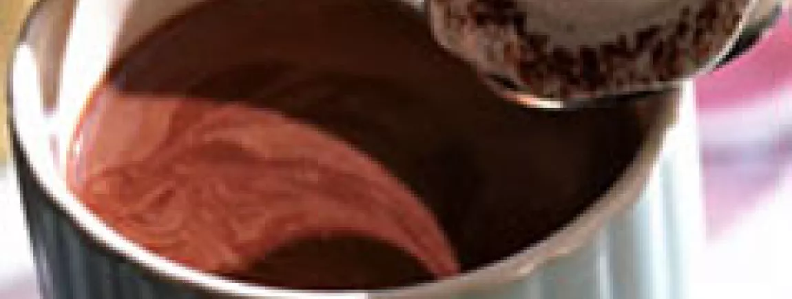 Chocolat au lait épais