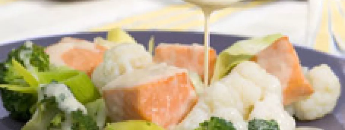 Saumon aux légumes, sauces beurre citron avec Knorr ® Saumon aux légumes, sauces beurre citron avec Knorr®