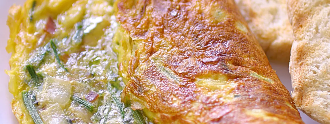 Omelette aux herbes avec Fruit d'Or®