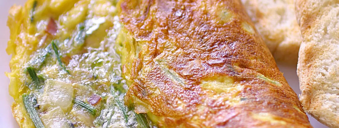 Omelette aux herbes Omelette aux herbes avec Fruit d'Or®