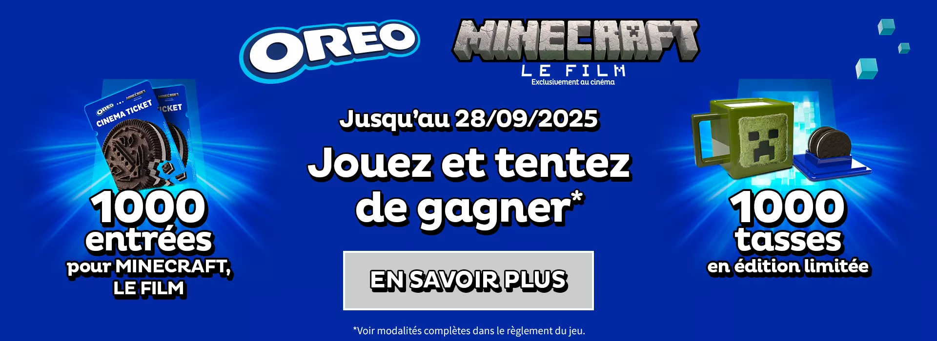 Oreo Minecraft slider desk