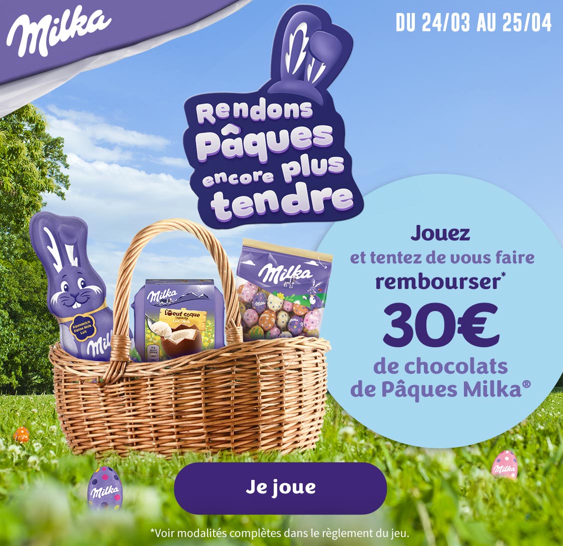 Milka Pâques slider mob