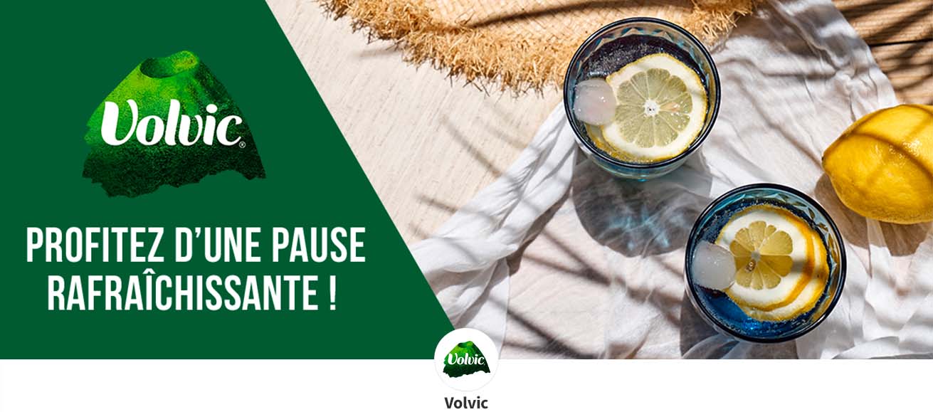 Volvic, profitez d'une pause rafraîchissante !