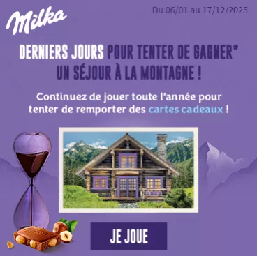Milka 25 jeu 2 card HP