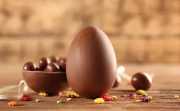 Un œuf en chocolat maison