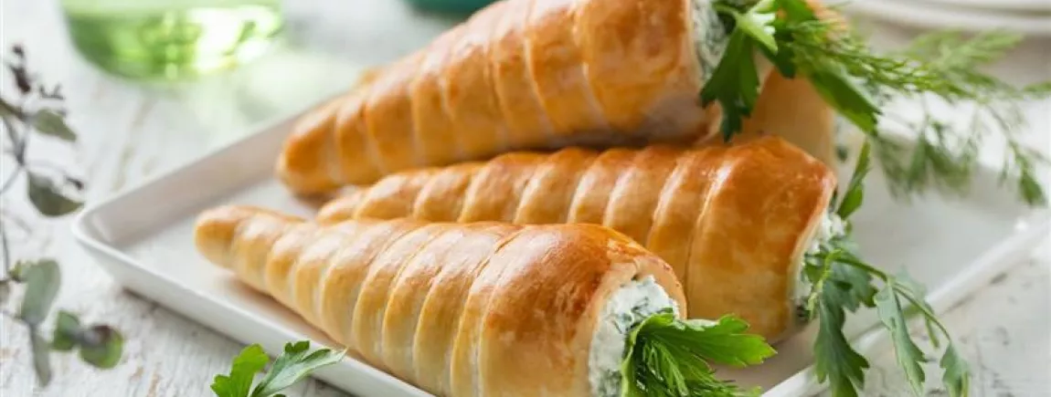 Feuilletés de Pâques façon carottes farcie Feuilletés de Pâques façon carottes farcie avec Belin et Philadelphia